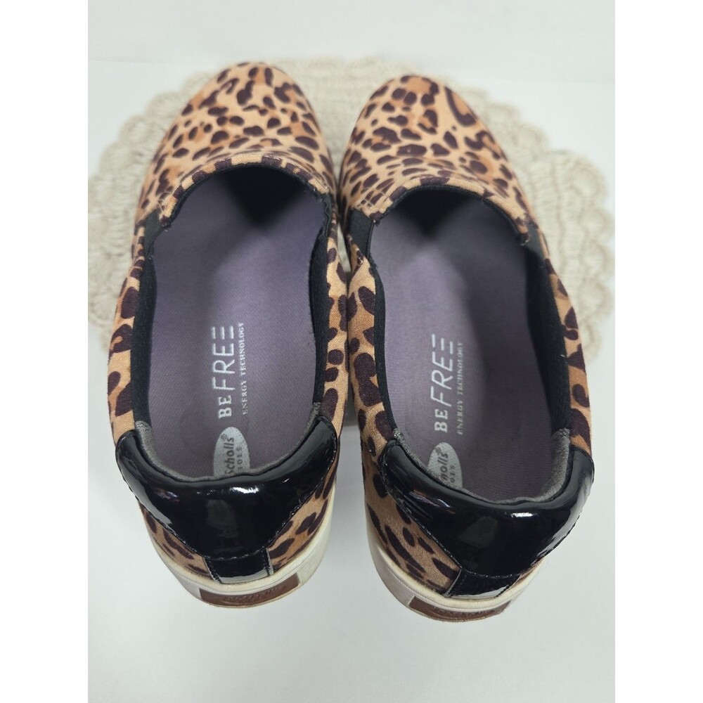 Dr Scholls Leopard Chic Print Slip On Sneakers Be Free Energy Tech Sz 7 Comfort - Picture 6 of 12
